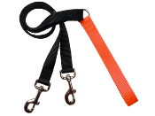 4-Configuration Freedom Training Leash: Matches Rust/Pumpkin Har