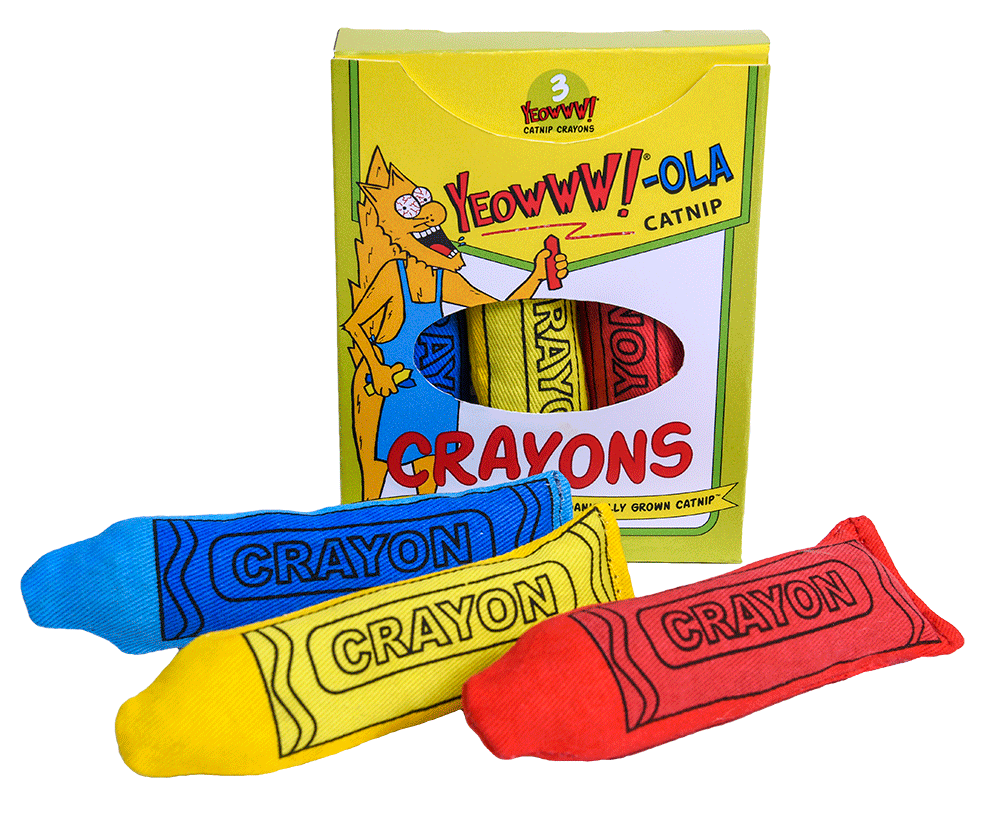 Cat Toy:  Yeowww!-ola Catnip Crayons