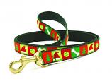 Dog Collars: 5/8" or 1" Wide Holiday, Christmas List Leash