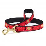 Dog Collars: 5/8" or 1" Wide Holiday, Christmas Joy Leash