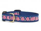 Dog Collars: 5/8" or 1" Wide Pink Garden Collar