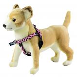 Tiny XX-Small Pink Polka Dot Freedom No-Pull Harness with Silver Back Loop (CLONE)