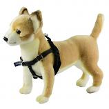 Tiny XX-Small BLACK Freedom No-Pull Harness with Silver Back Loop