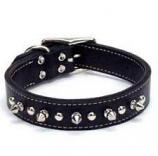 Dog Collars: Latigo Leather Spike and Stud