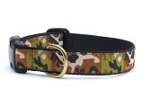 Dog Collars: 5/8" or 1" Wide Camo Clip Collar