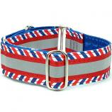 Dog Collars:  Chevron Patriot 1.5" Wide