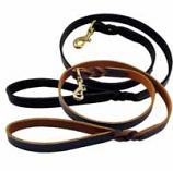 Lead/Leash: Latigo Leather Twist, 6' or 4' Long, in 3/8", 5/8", 3/4" or 1" widths